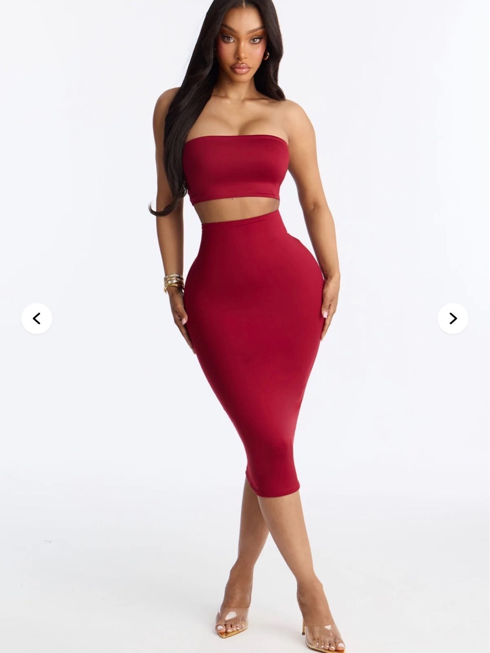 Elegant Red Tube top